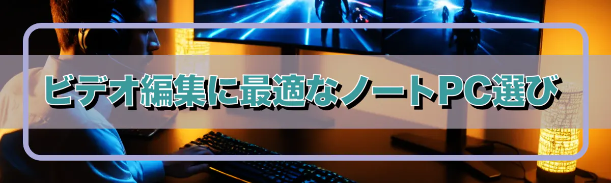 ビデオ編集に最適なノートPC選び