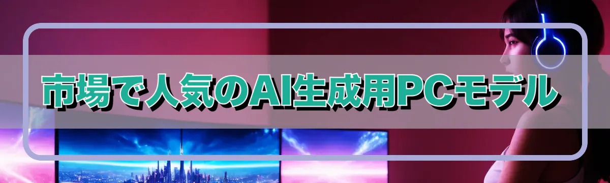 市場で人気のAI生成用PCモデル