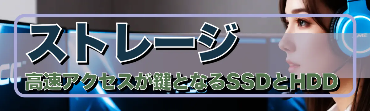 ストレージ 高速アクセスが鍵となるSSDとHDD