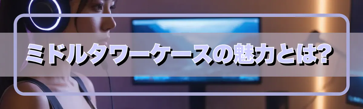 ミドルタワーケースの魅力とは?