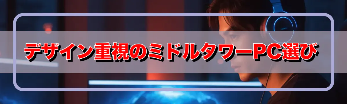 デザイン重視のミドルタワーPC選び