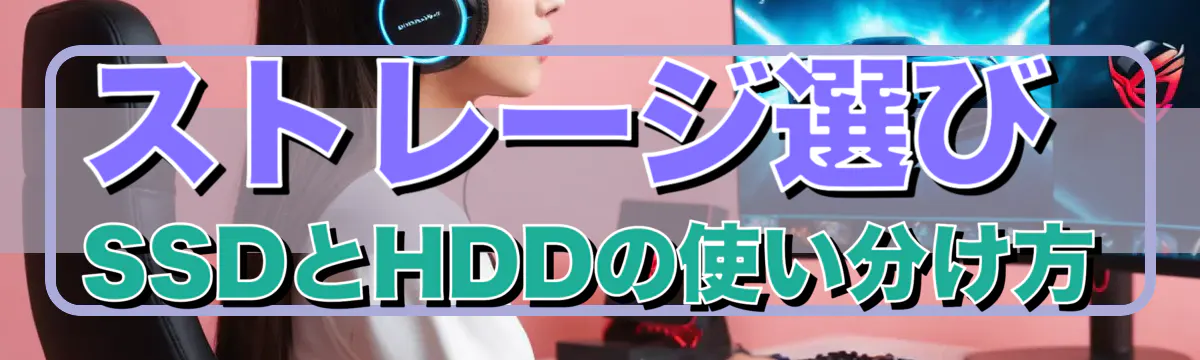 ストレージ選び SSDとHDDの使い分け方
