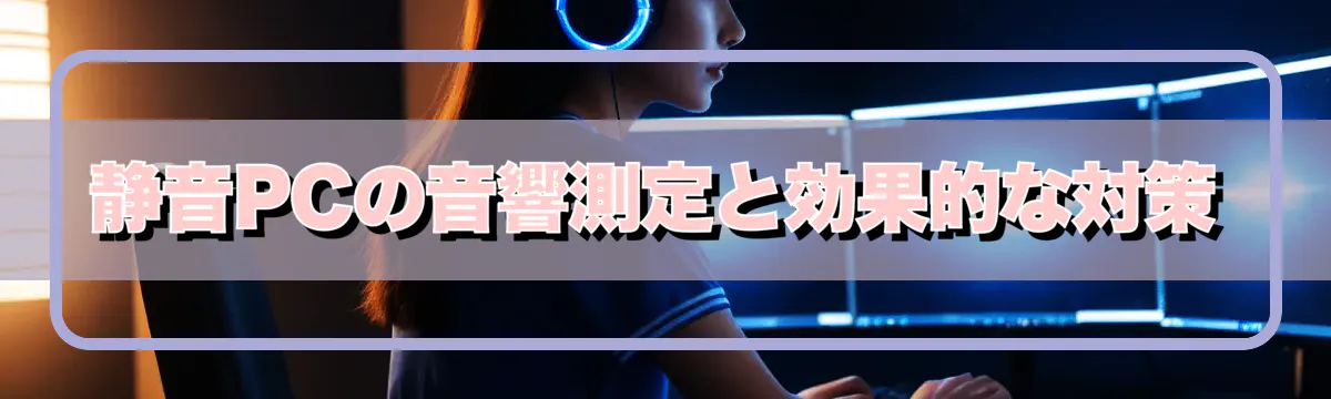 静音PCの音響測定と効果的な対策