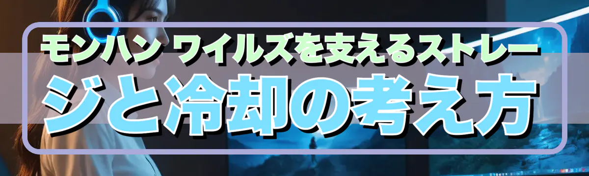 モンハン ワイルズを支えるストレージと冷却の考え方