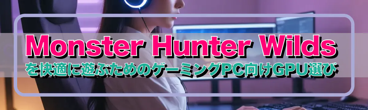 Monster Hunter Wildsを快適に遊ぶためのゲーミングPC向けGPU選び