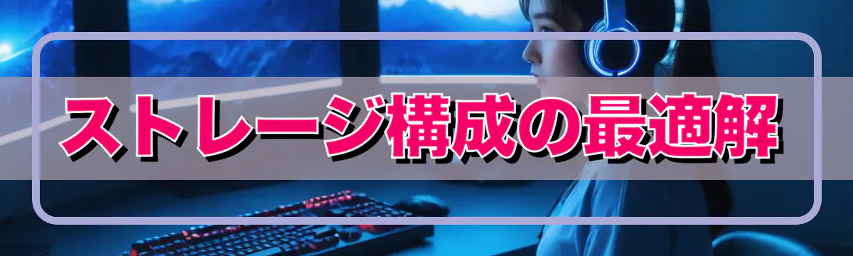 ストレージ構成の最適解