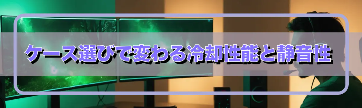 ケース選びで変わる冷却性能と静音性
