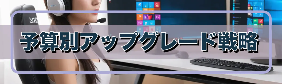 予算別アップグレード戦略