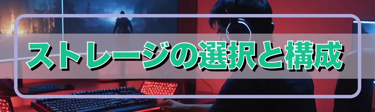 ストレージの選択と構成