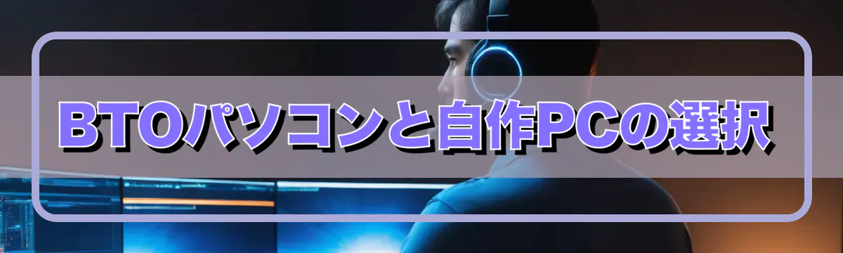 BTOパソコンと自作PCの選択