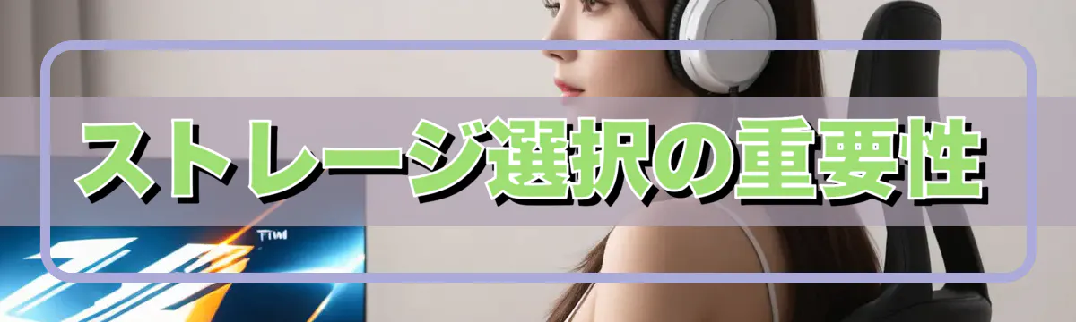 ストレージ選択の重要性