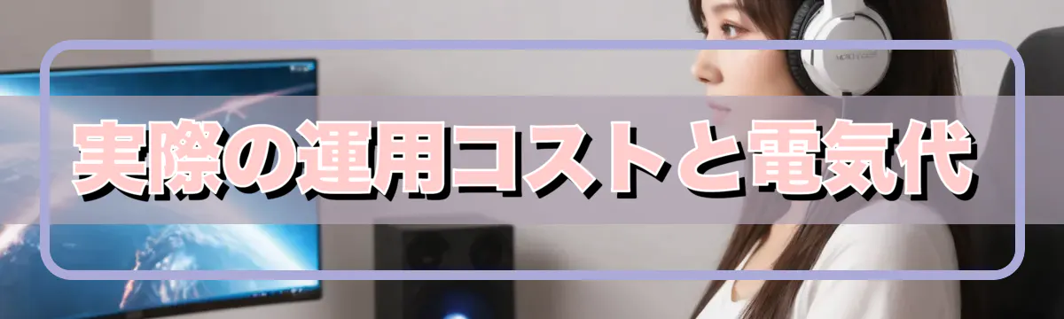 実際の運用コストと電気代