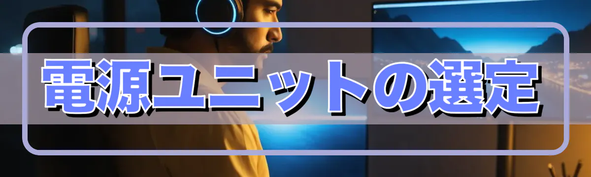 電源ユニットの選定