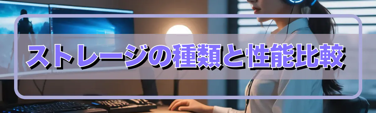 ストレージの種類と性能比較
