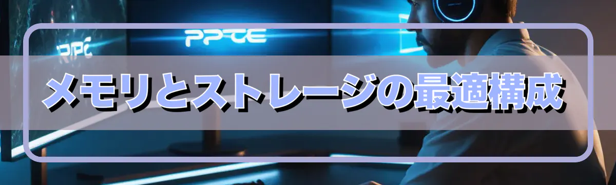 メモリとストレージの最適構成