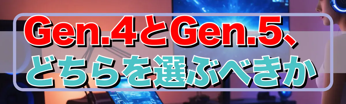 Gen.4とGen.5、どちらを選ぶべきか
