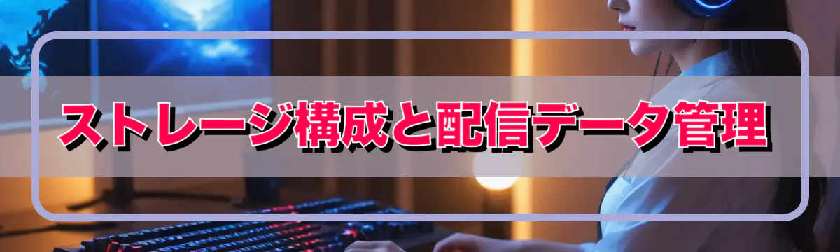 ストレージ構成と配信データ管理