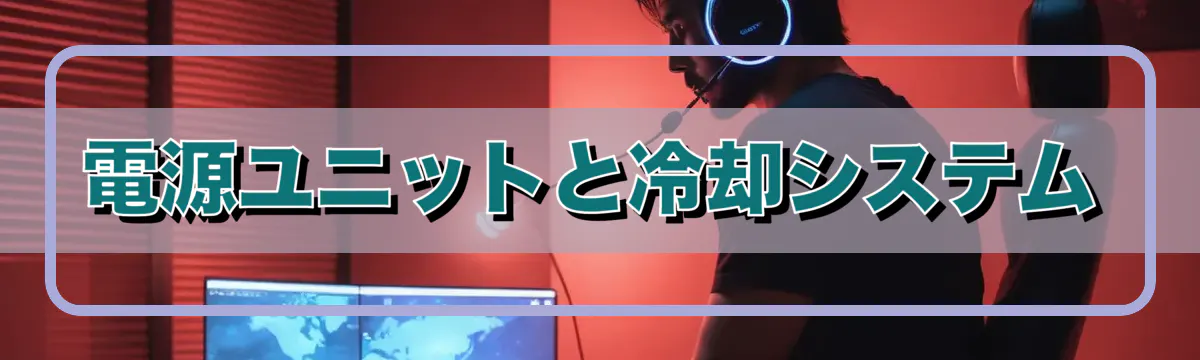 電源ユニットと冷却システム