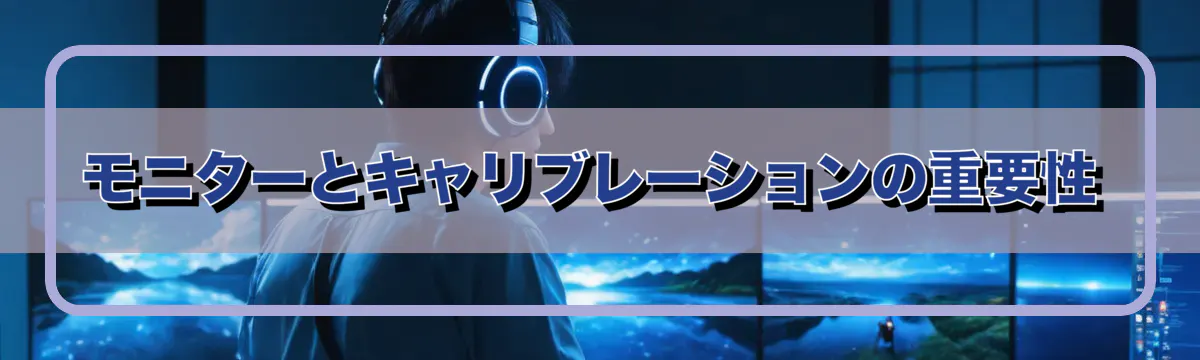 モニターとキャリブレーションの重要性