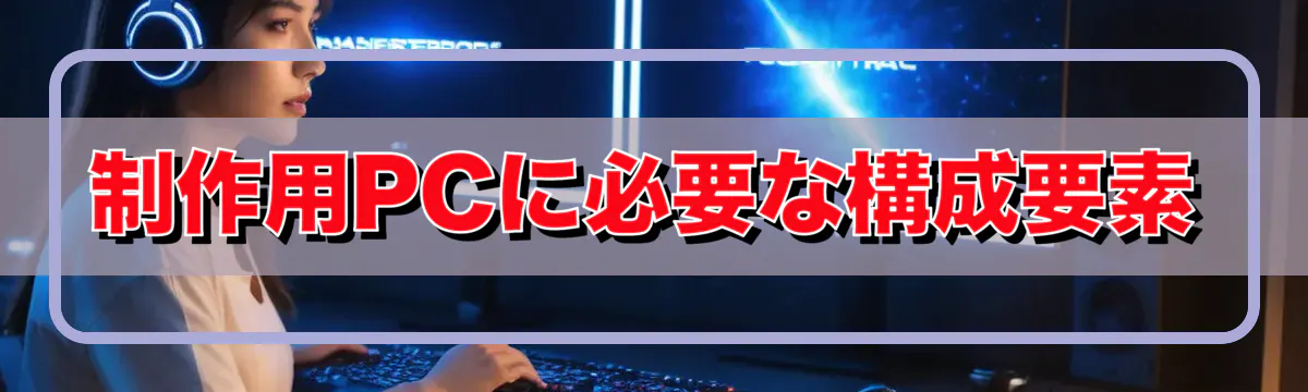 制作用PCに必要な構成要素