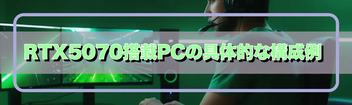 RTX5070搭載PCの具体的な構成例