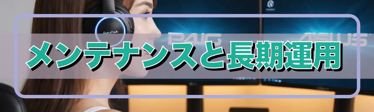 メンテナンスと長期運用