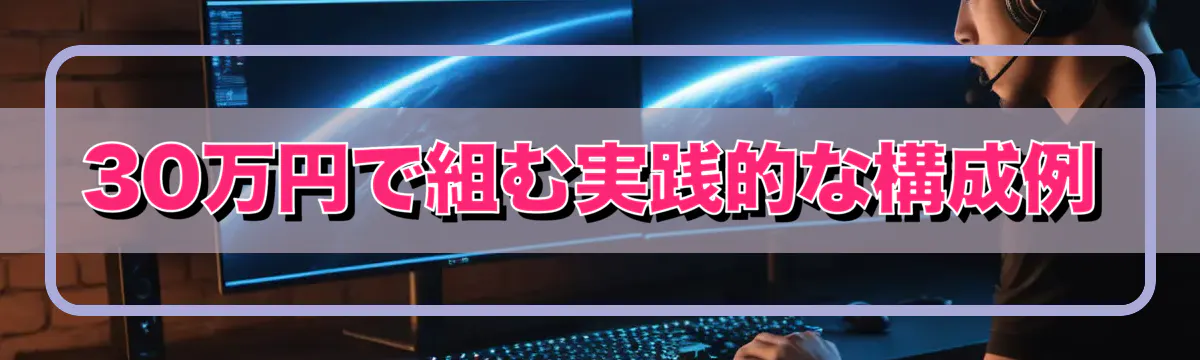 30万円で組む実践的な構成例
