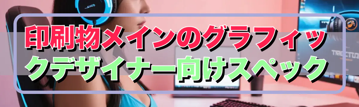 印刷物メインのグラフィックデザイナー向けスペック