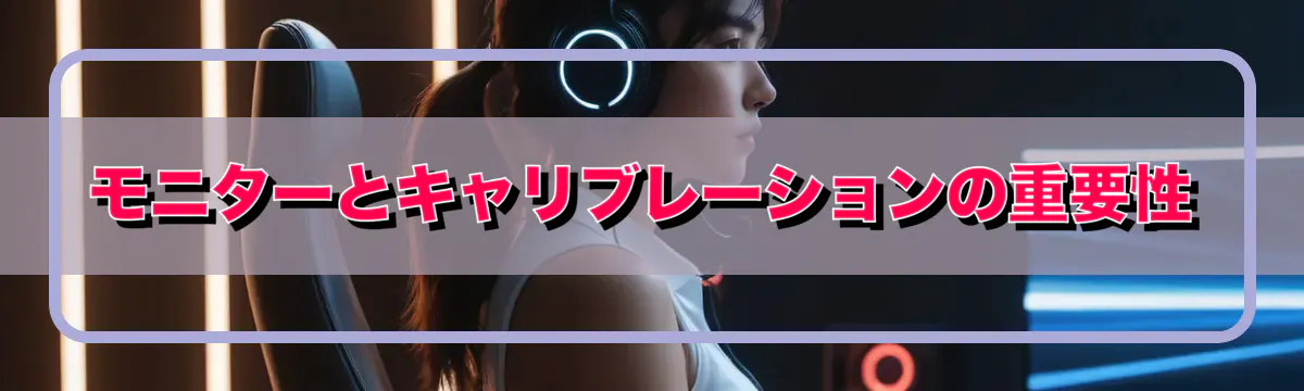 モニターとキャリブレーションの重要性