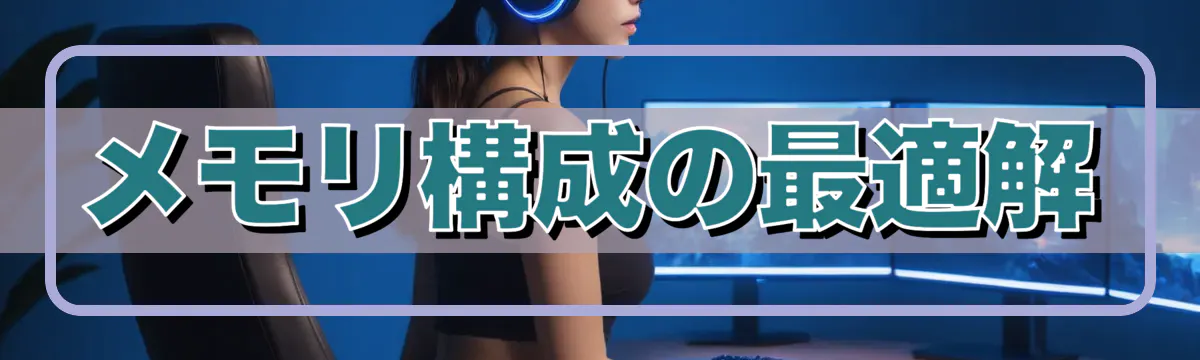 メモリ構成の最適解
