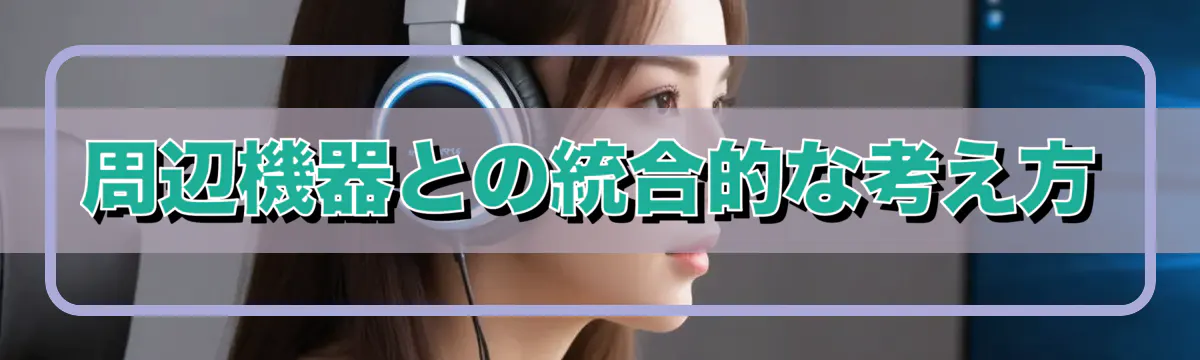 周辺機器との統合的な考え方