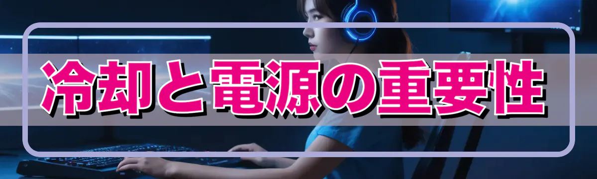 冷却と電源の重要性