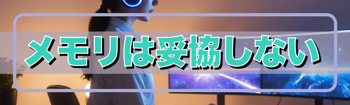 メモリは妥協しない