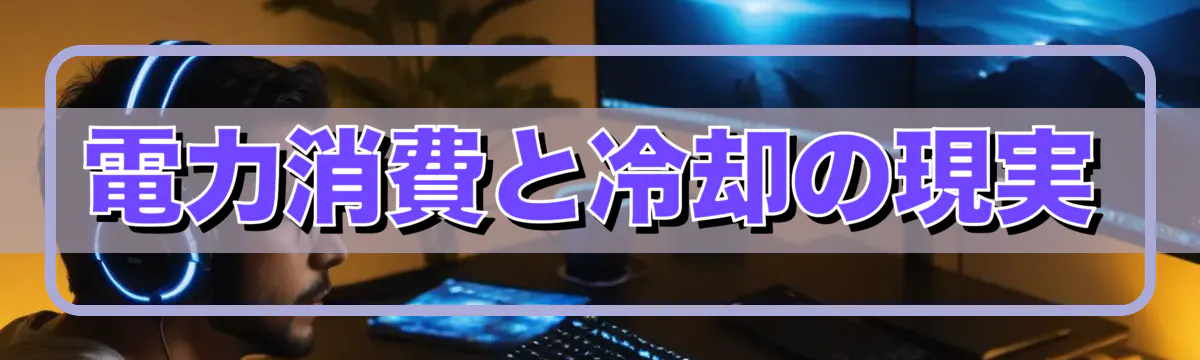 電力消費と冷却の現実