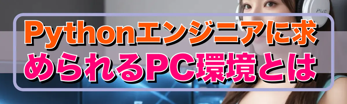 Pythonエンジニアに求められるPC環境とは