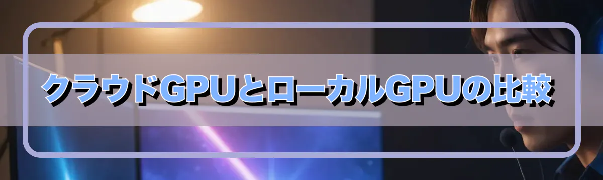 クラウドGPUとローカルGPUの比較