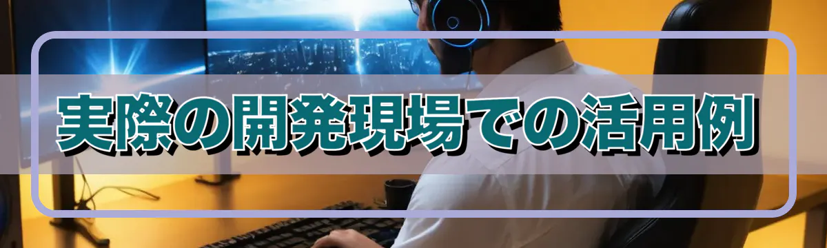 実際の開発現場での活用例
