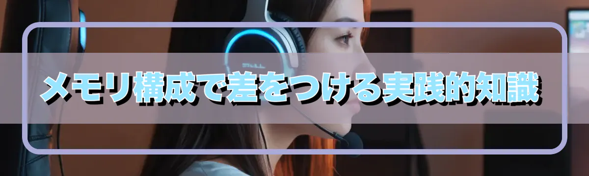 メモリ構成で差をつける実践的知識