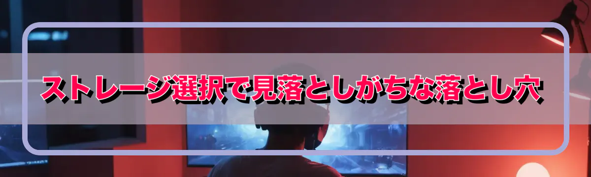 ストレージ選択で見落としがちな落とし穴