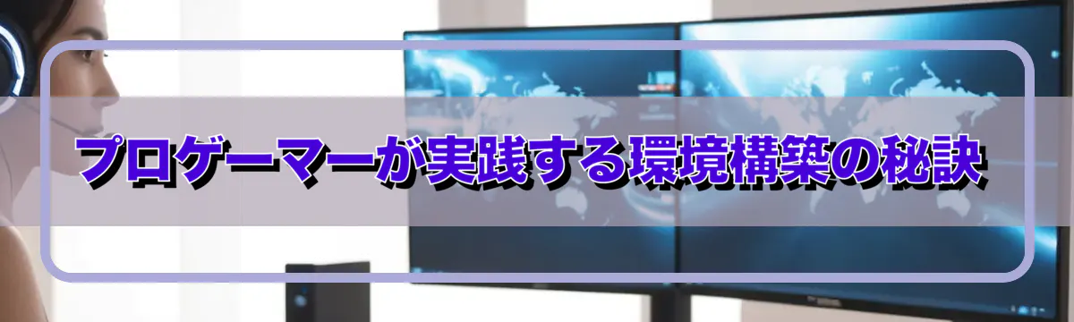 プロゲーマーが実践する環境構築の秘訣