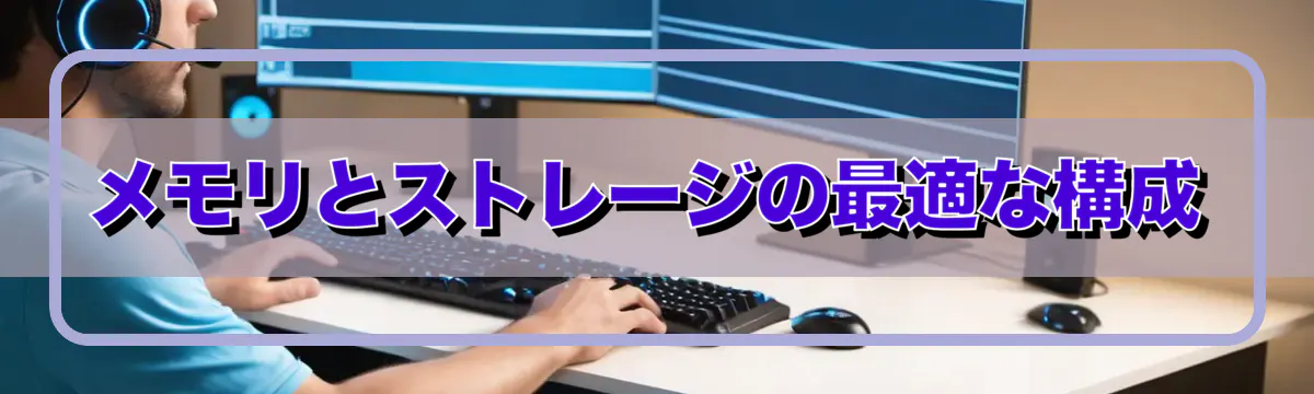 メモリとストレージの最適な構成