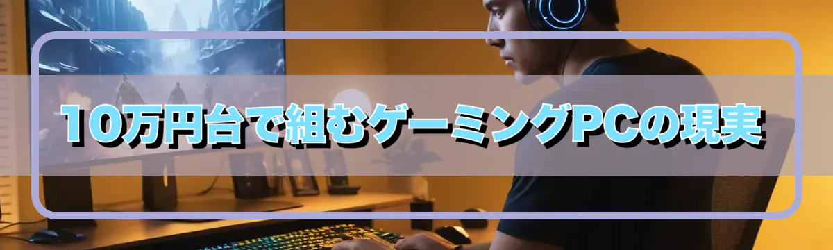 10万円台で組むゲーミングPCの現実