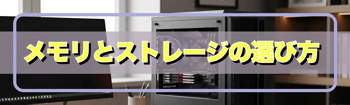 メモリとストレージの選び方