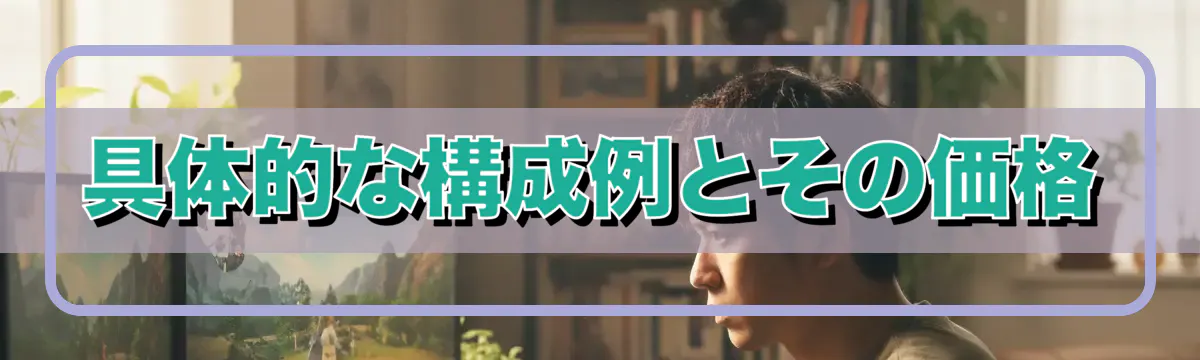 具体的な構成例とその価格