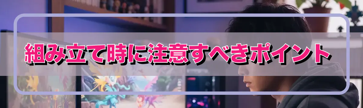 組み立て時に注意すべきポイント