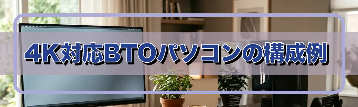 4K対応BTOパソコンの構成例