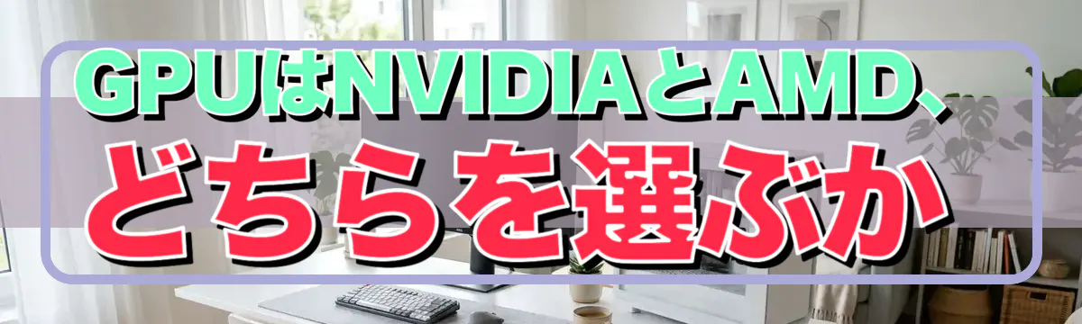 GPUはNVIDIAとAMD、どちらを選ぶか