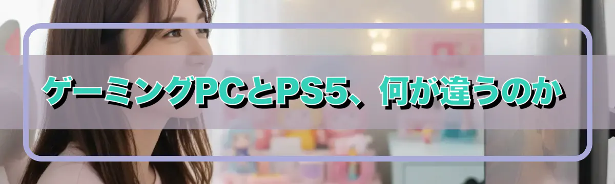 ゲーミングPCとPS5、何が違うのか