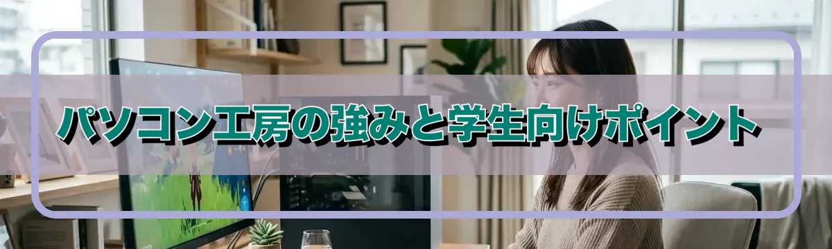 パソコン工房の強みと学生向けポイント